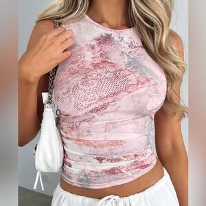 White Fox Lost Souls Tank Top Blush